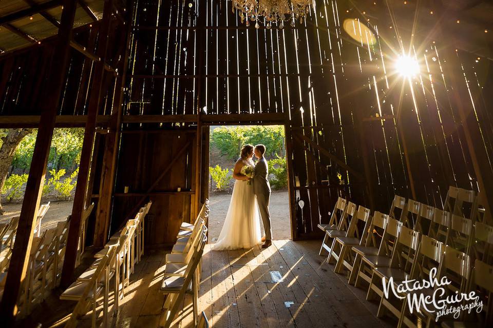 A gorgeous barn wedding