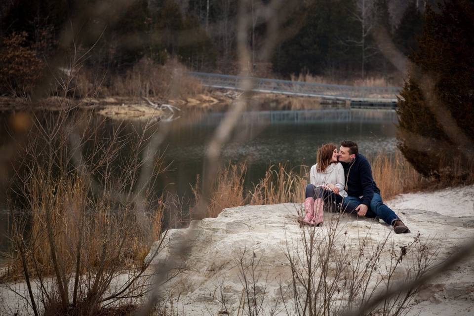 Engaged in Klondike Park