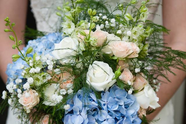 Blue flowers