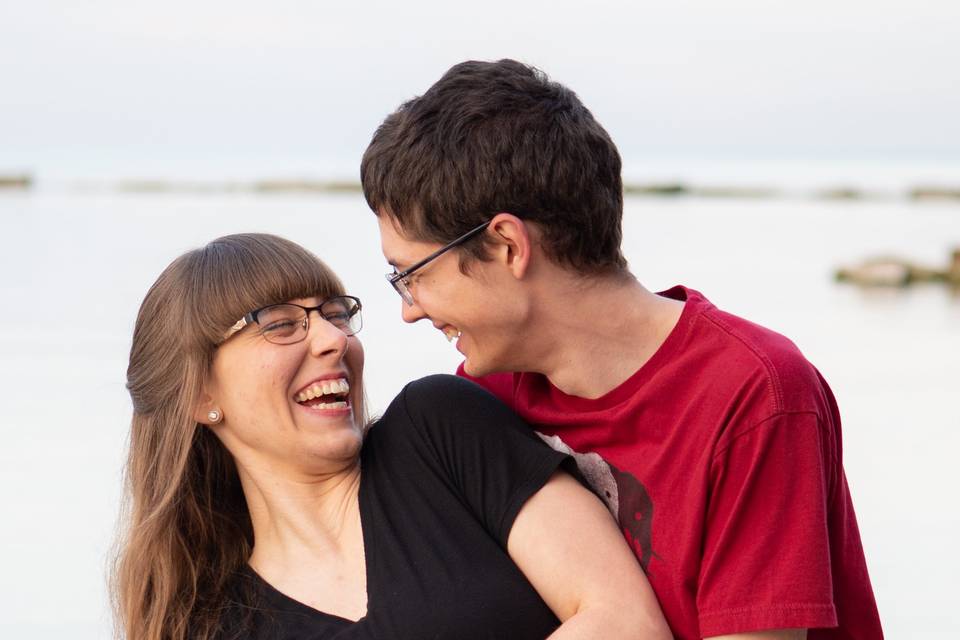 Beach Engagement Portraits