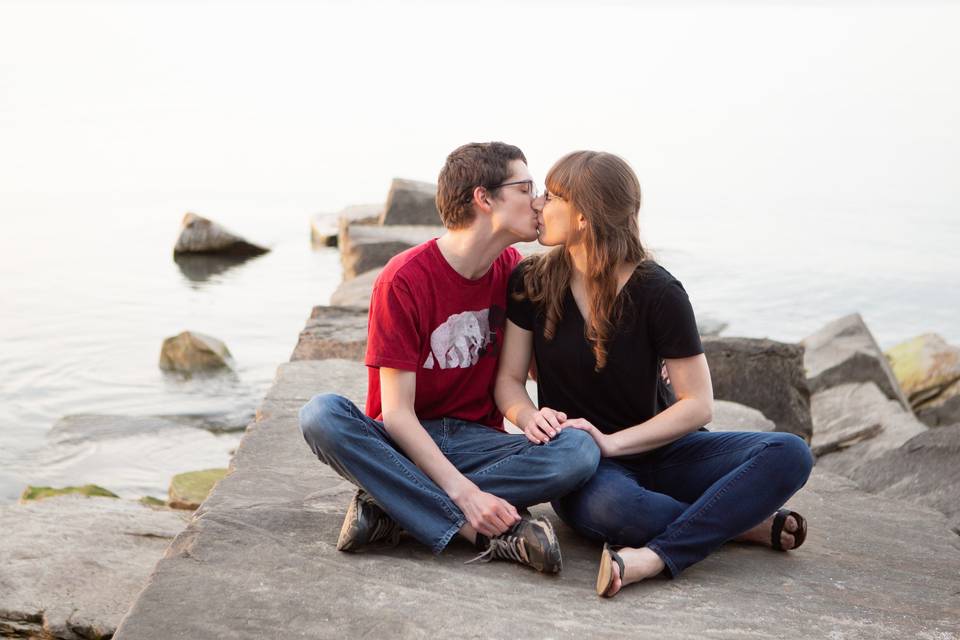 Beach Engagement Portraits