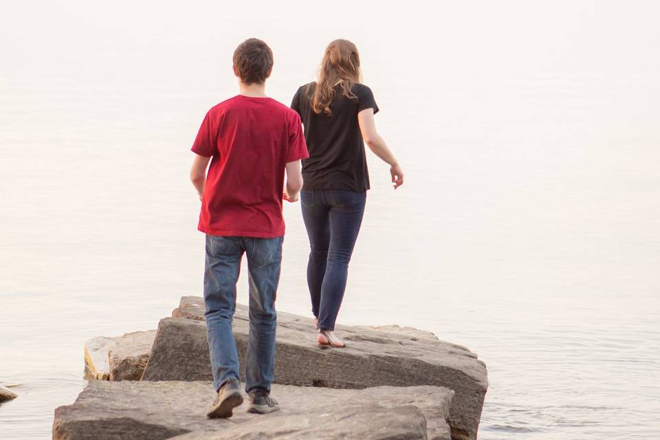 Beach Engagement Portraits