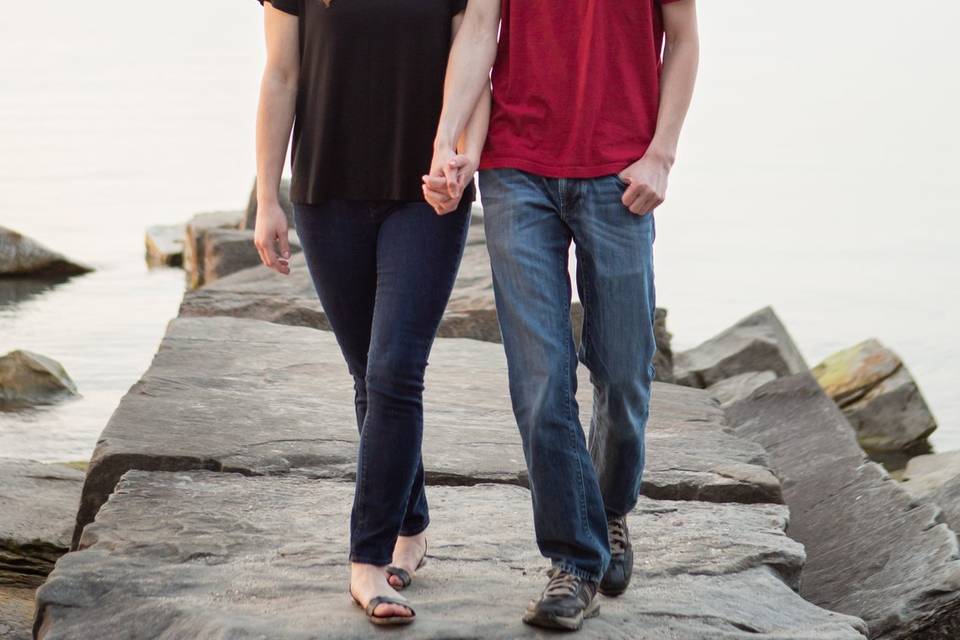 Beach Engagement Portraits