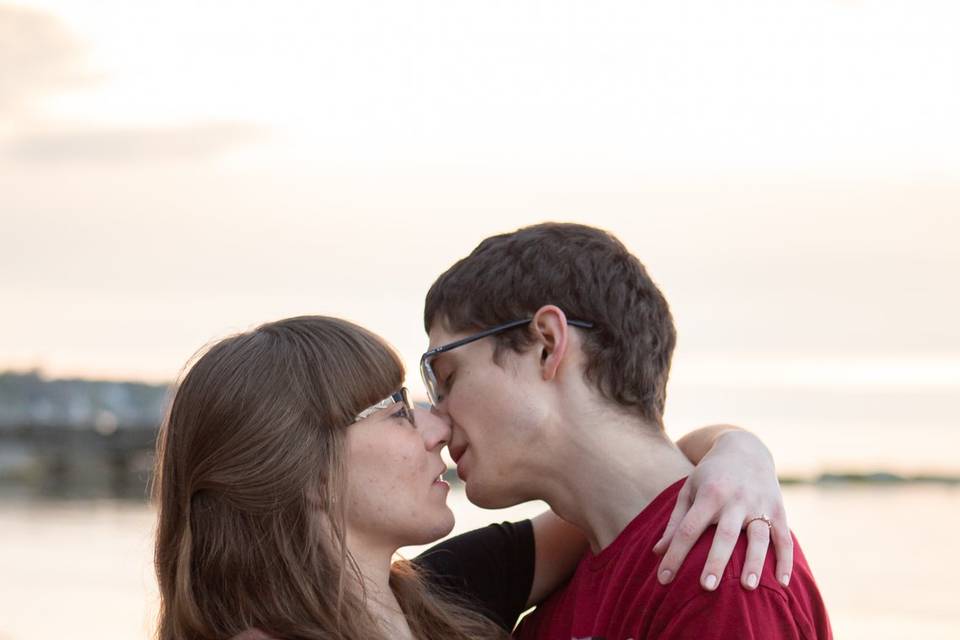 Beach Engagement Portraits