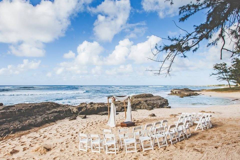 Beach ceremony