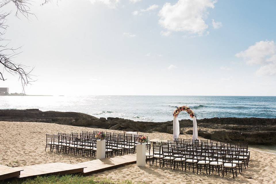 Beach ceremony