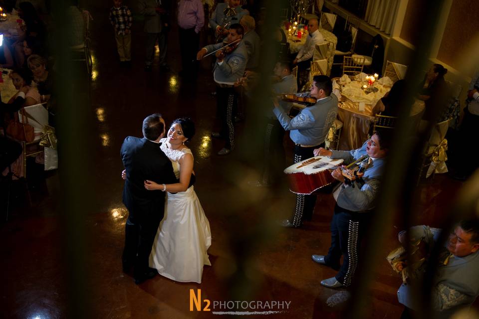 Couple dancing
