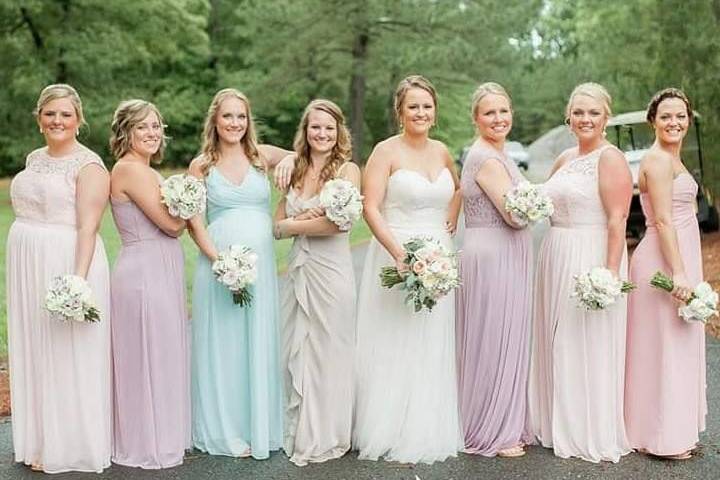 Bride and her tribe