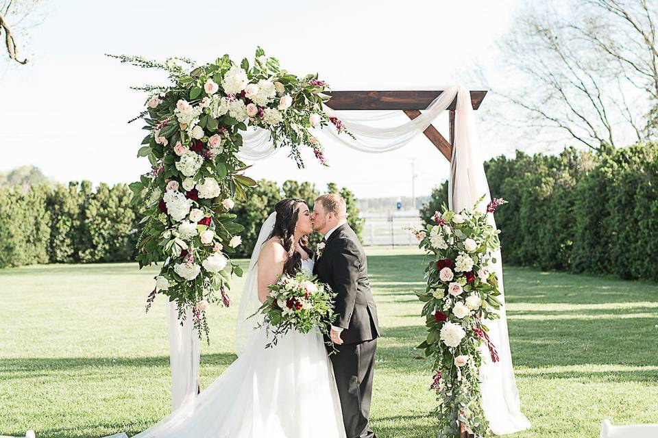 Wedding kiss