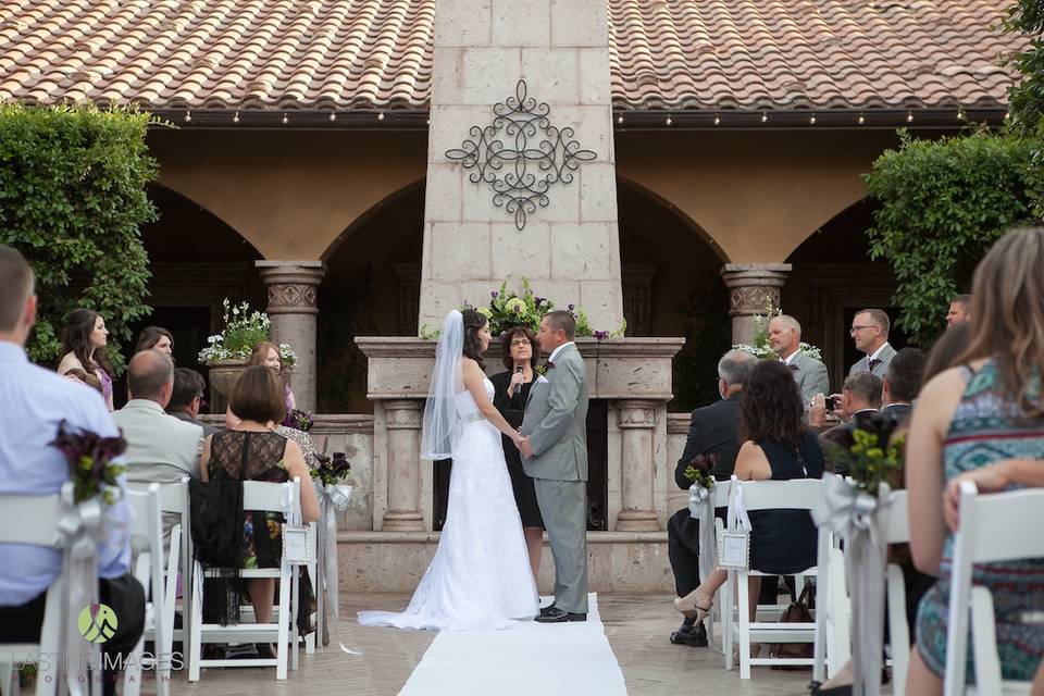 Stunning ceremony