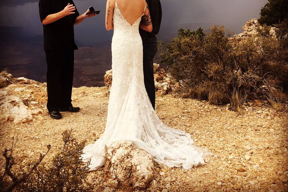 Ceremony on a mountain