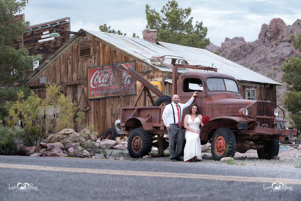 Nelson Ghost Town Wedding