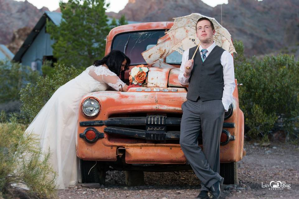 Nelson Ghost Town Wedding