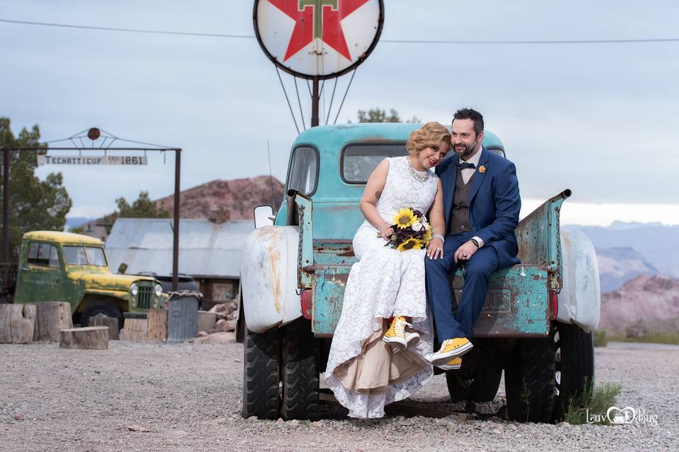 Nelson Ghost Town Wedding