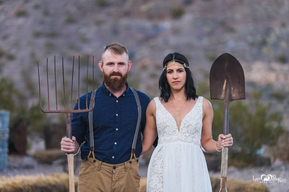 Nelson Ghost Town Wedding