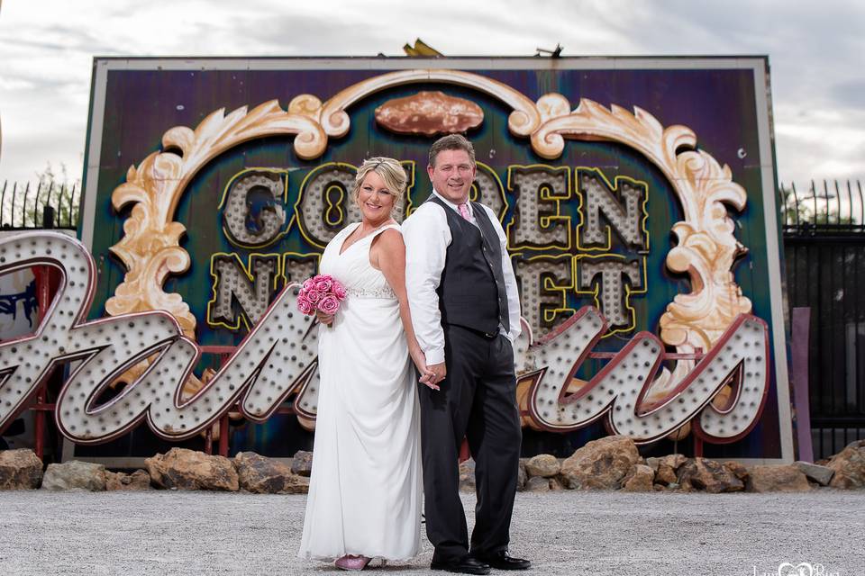 Neon Museum Wedding Photos