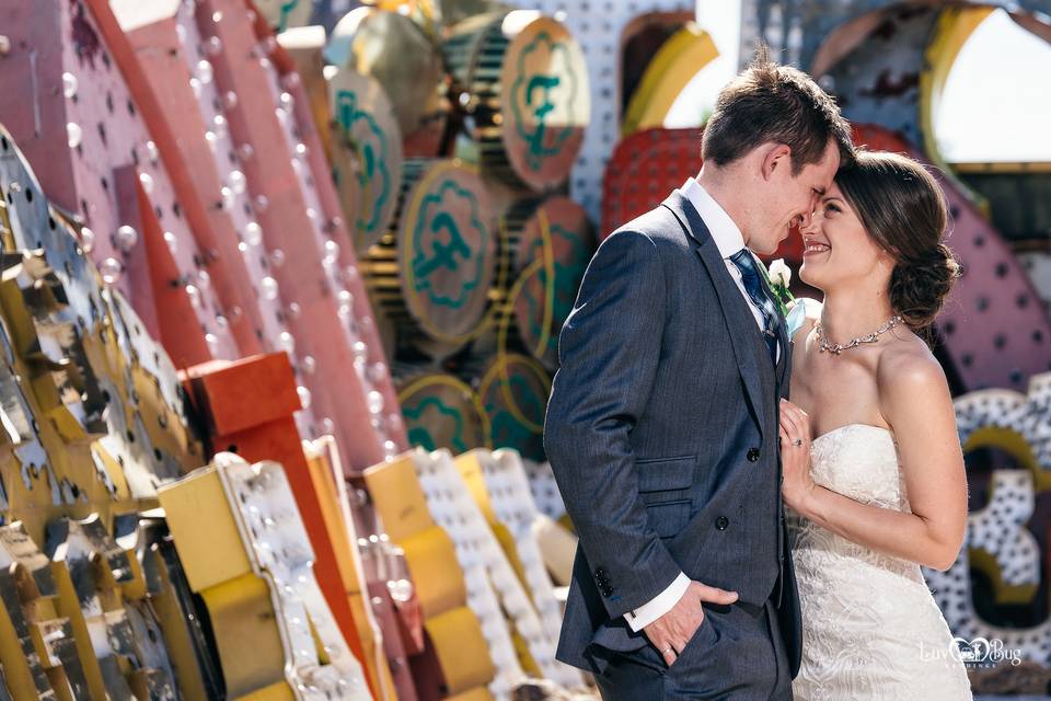 Neon Museum Wedding Photos