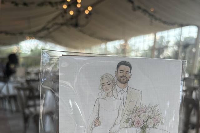 Live guest illustrations
