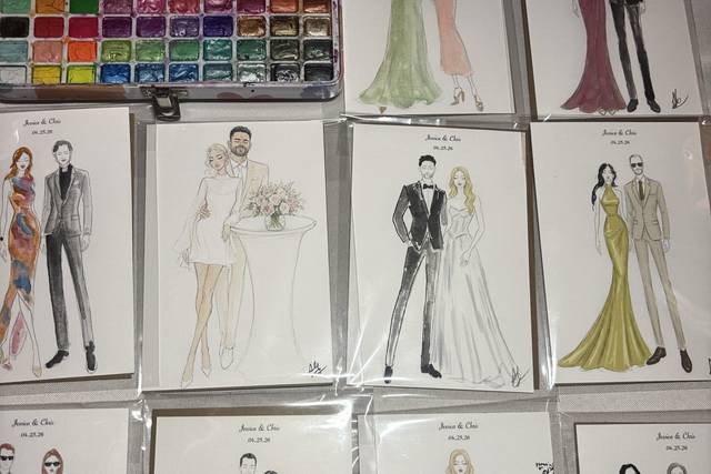 Live guest illustrations