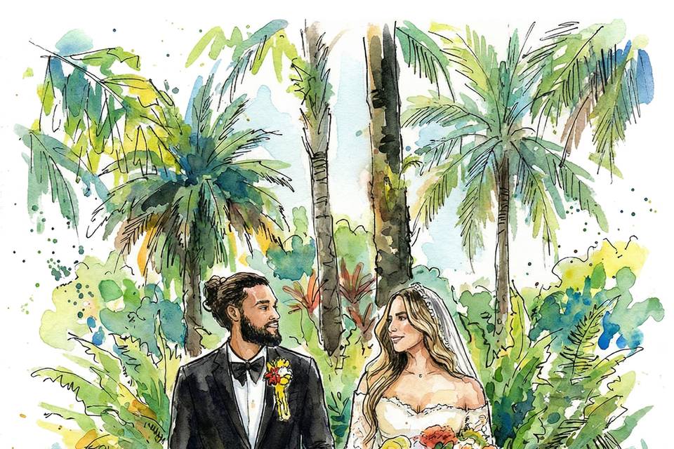 Wedding illustration