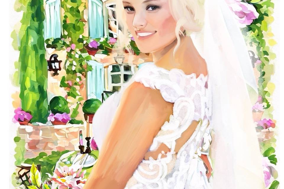 Bride Glam Portrait