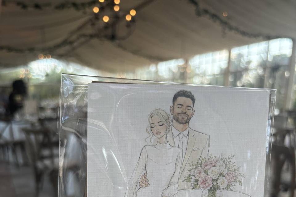 Live guest illustrations