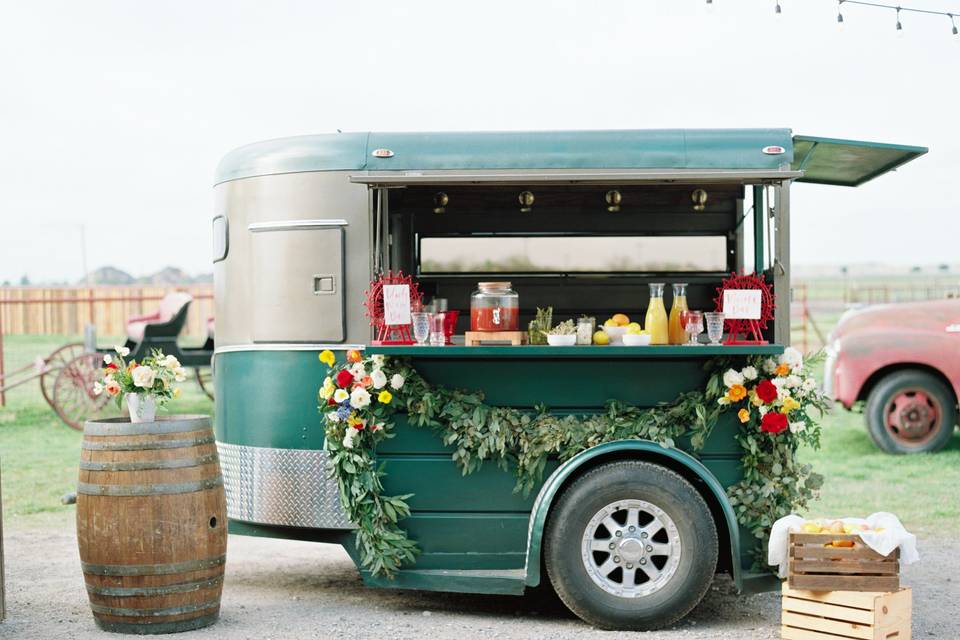 Bar trailer available for rent