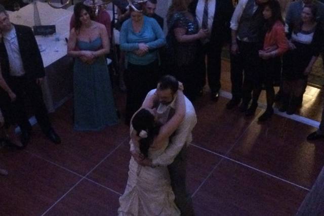 Couple dancing