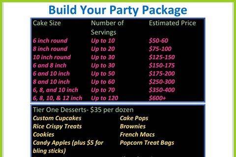 Comprehensive pricing. These prices are starting prices only.