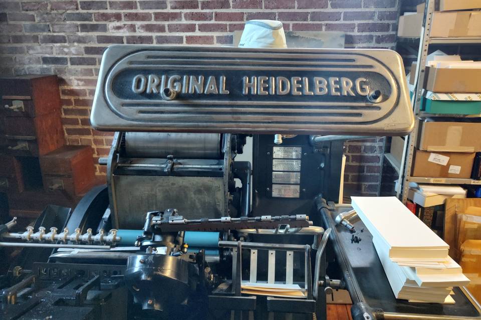 Heidelberg printing press