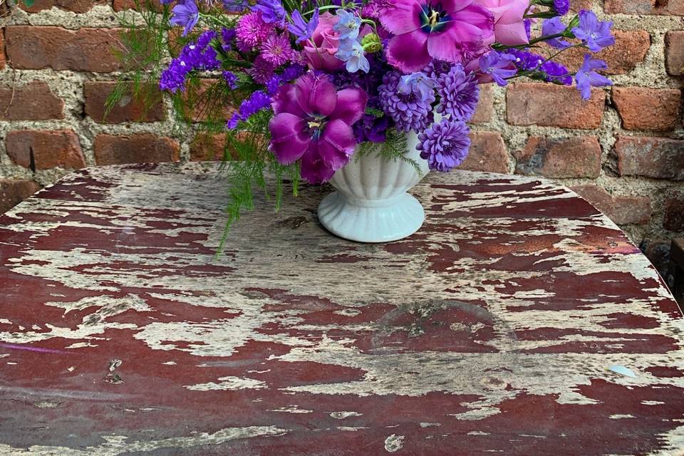 Purple arrangement