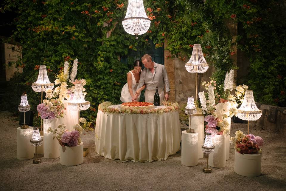 The wedding cake