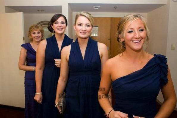 The bridesmaids done