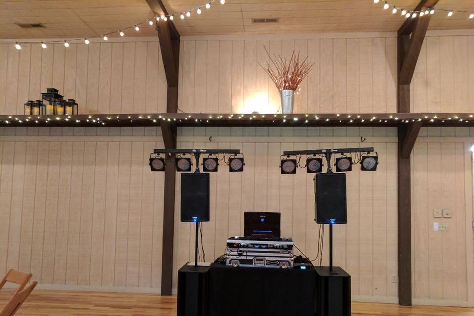 DJ set-up