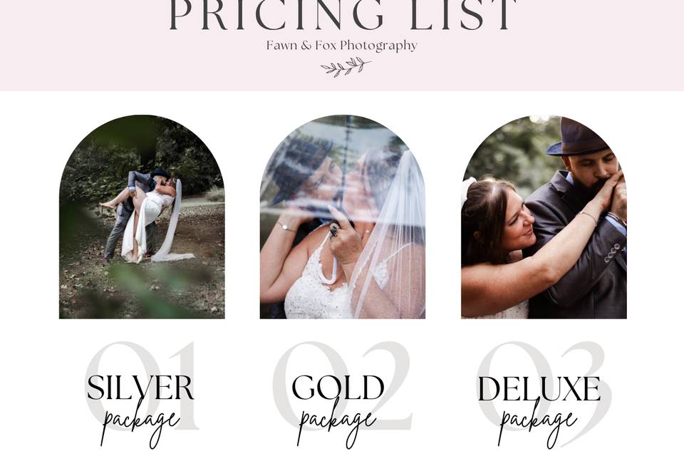Pricing Sheet