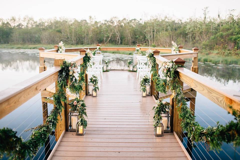 Lake Austin Pier Ceremony