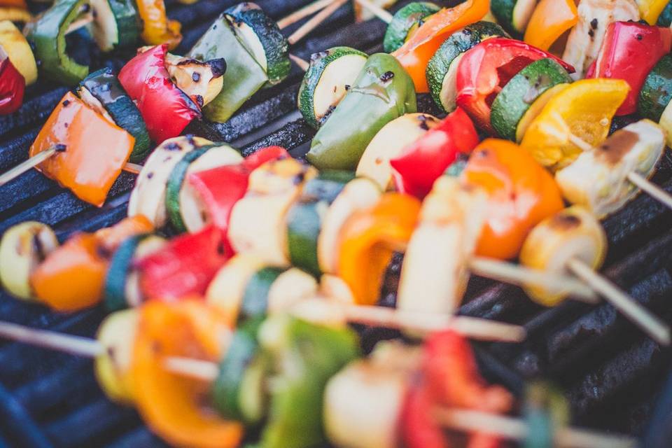 Vegetable skewers