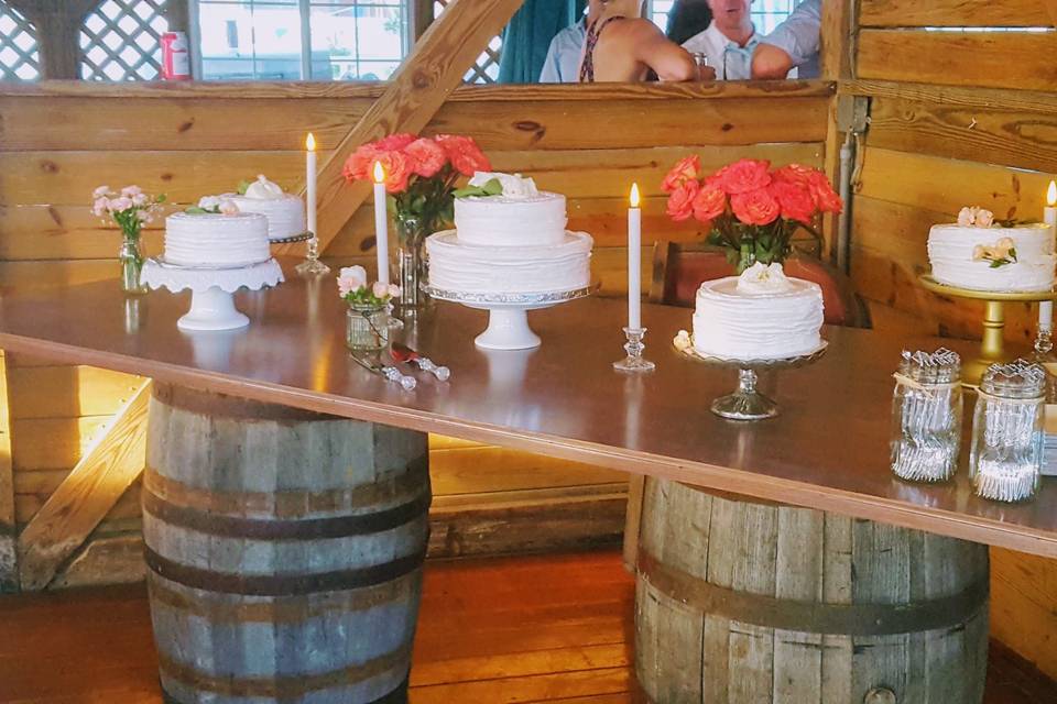 Wine Barrel Table