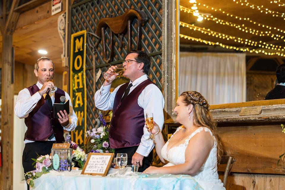 BARN Venue Toast