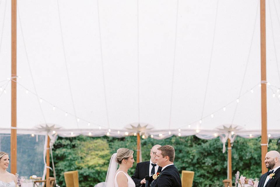 Colorful Tent Wedding