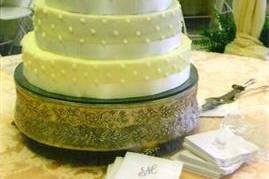 6 layered wedding cake