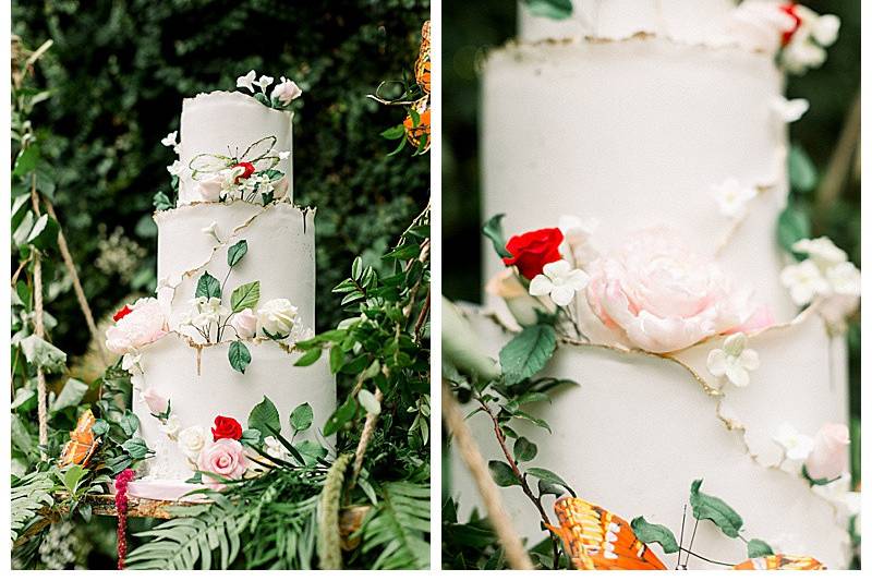 Yellow Citrus buttercream cake