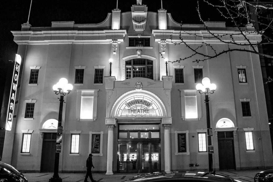 Exterior view of The Howard Theatre