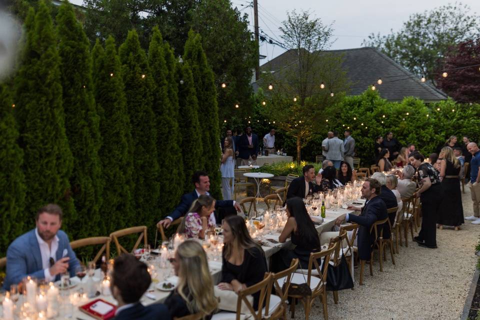 Outdoor Wedding Reception