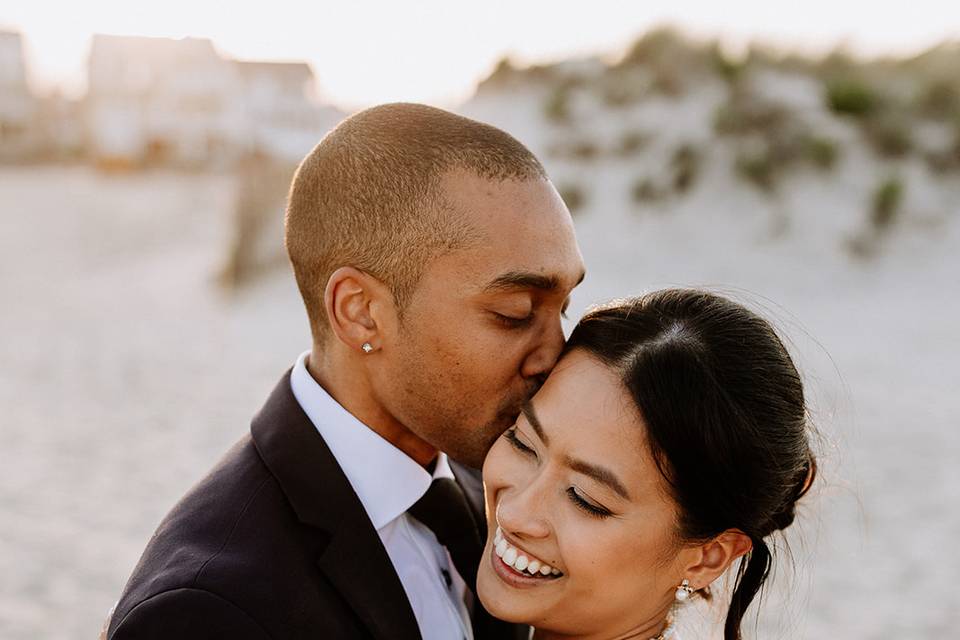 Beach Wedding Portrait