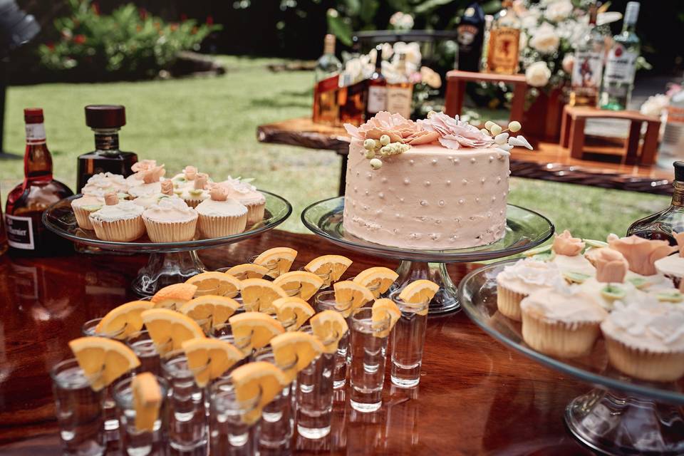 Floral Reception Table