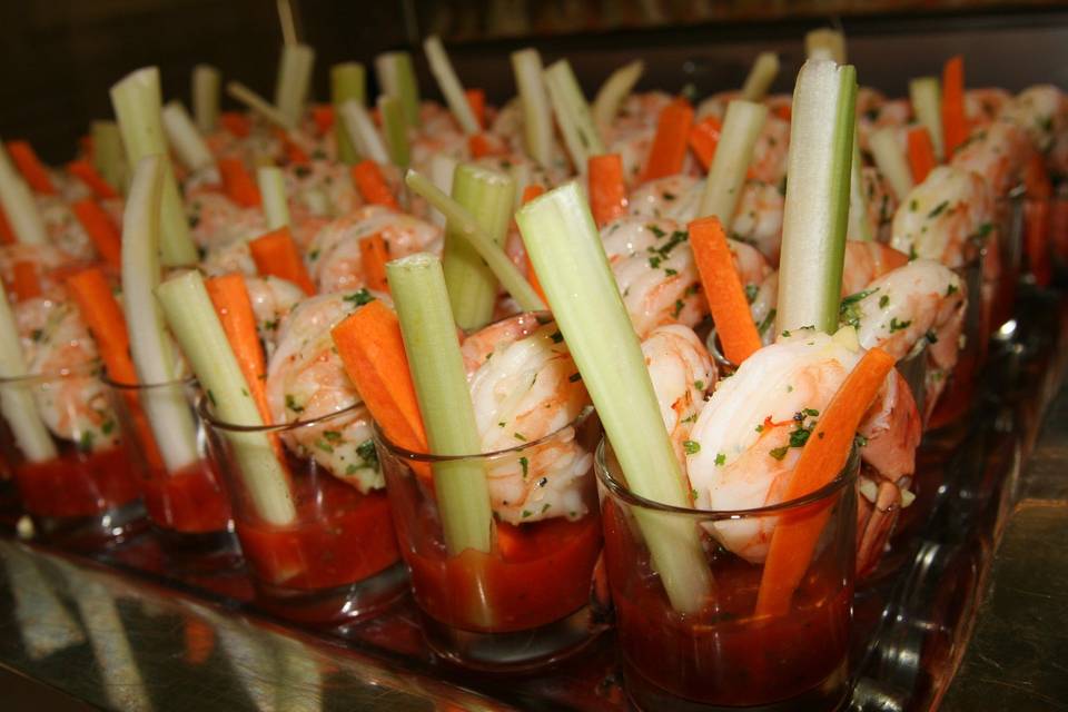 Chef Christopher's Catering's Shrimp Shooters