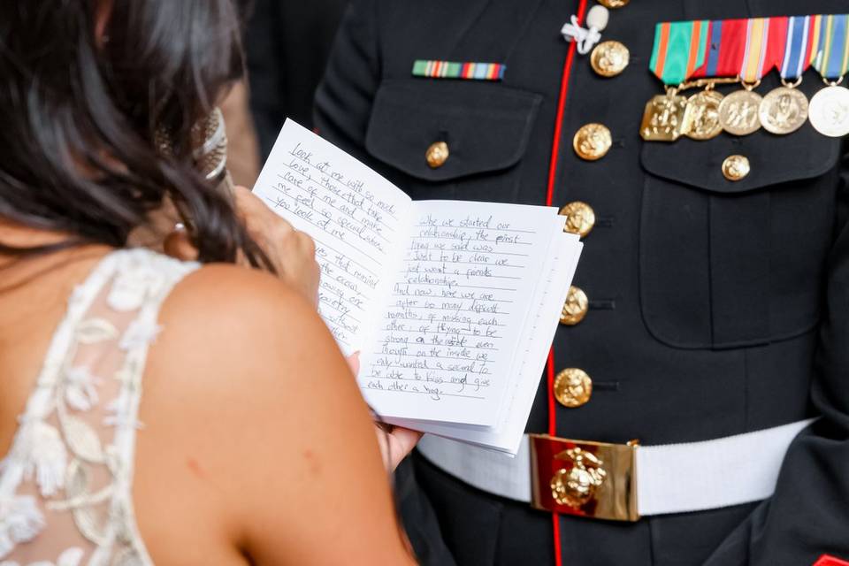 Reading the Vows
