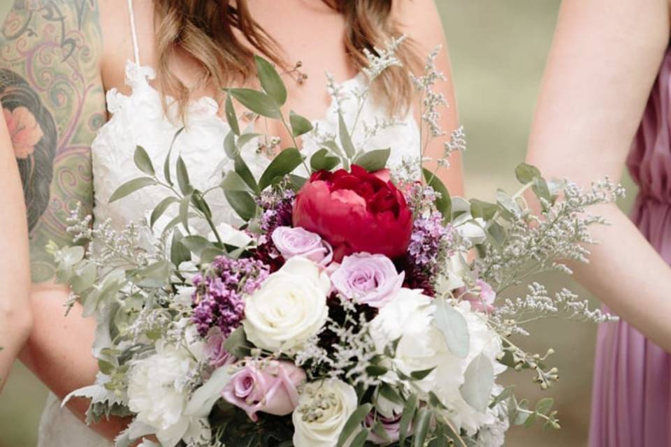 The wedding bouquet