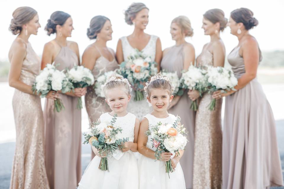 Bride + Bridesmaids